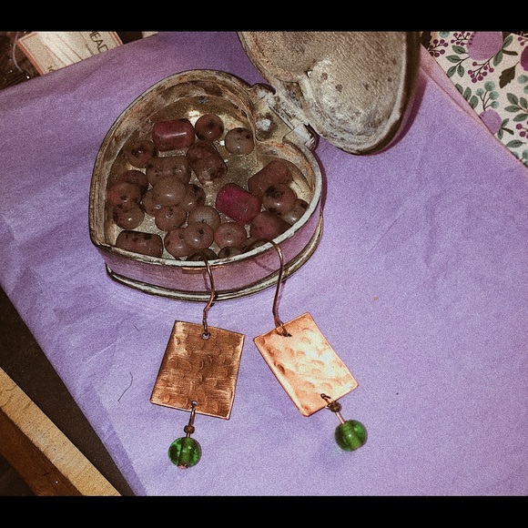 Jewelry - Handmade copper earrings
